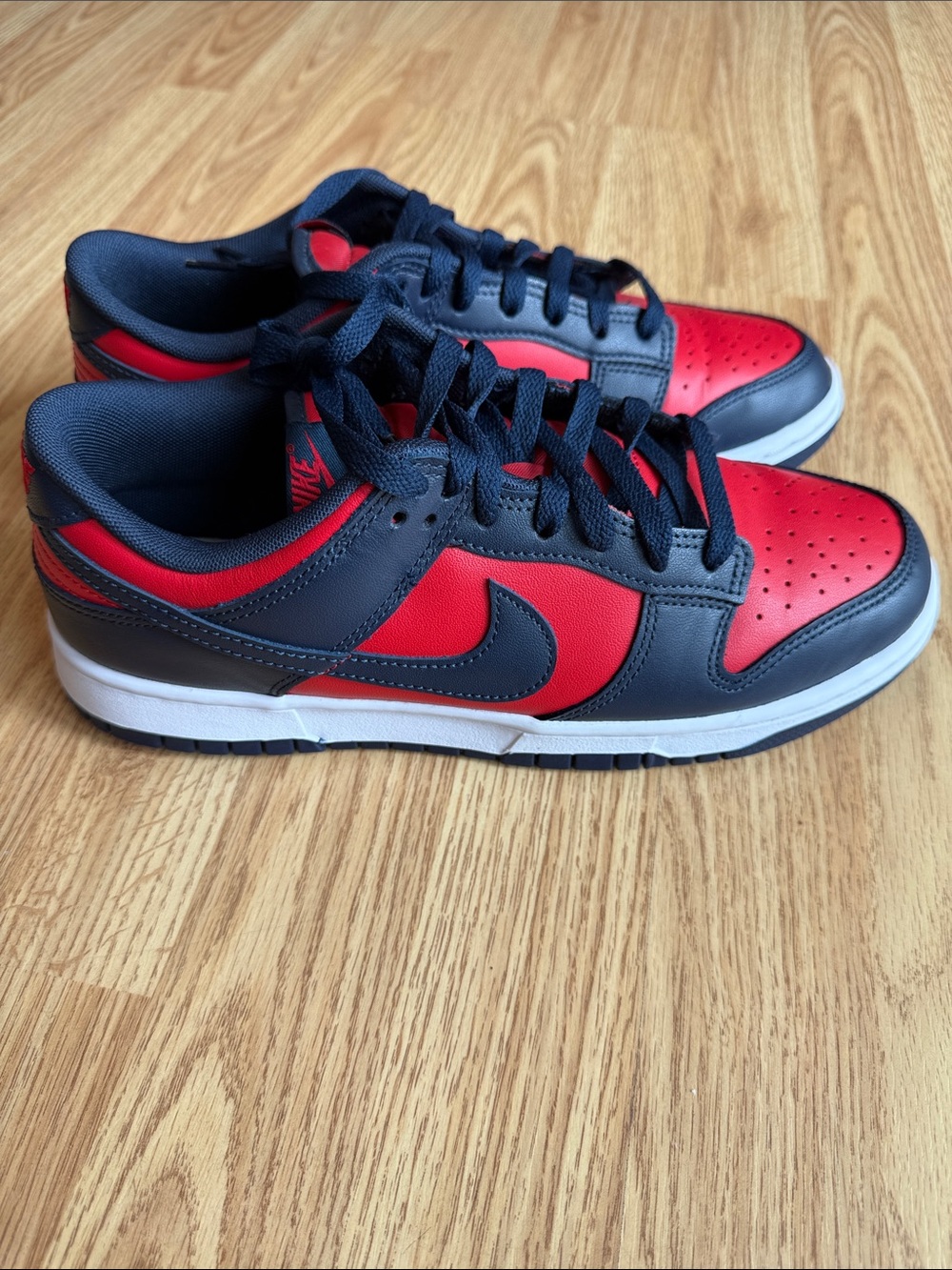 Nike Dunk Low Retro University Red/Obsidian-white